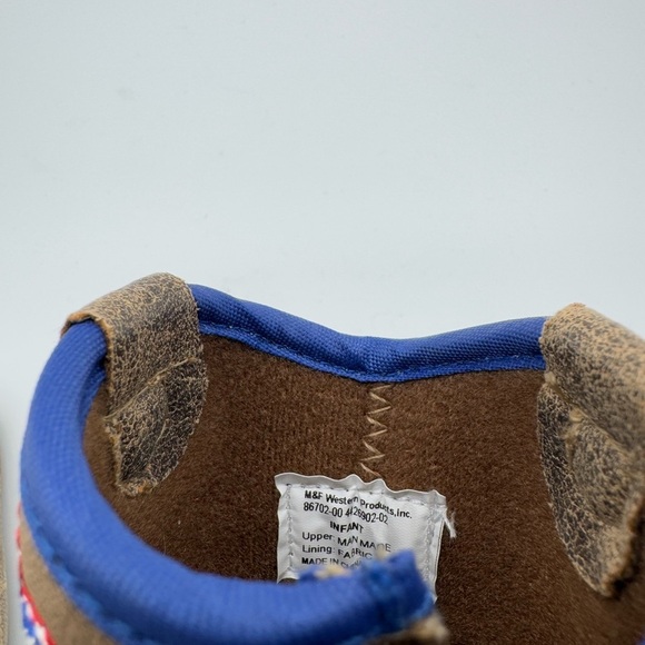 Baby Buckers Twister Cowboy Boots Baby Size infant Brown Western Soft Bottom - Picture 6 of 8